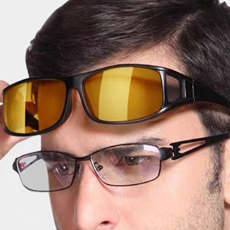 Automašīnu brilles Nakts redzamības saulesbrilles Nakts braukšanas brilles Vadītāja aizsargbrilles Aizsargbrilles Saulesbrilles UV Unisex Pretspīduma aizsargbrilles