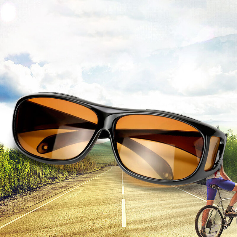 1 PC Naktinio matymo vairavimo akiniai nuo akinimo motociklo vairuotojo akiniai, apsaugantys nuo saulės, akiniai, akinių priedai