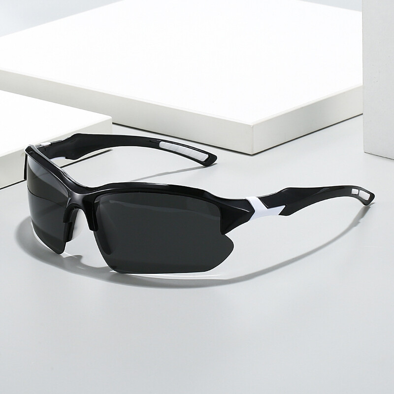 Uued välistingimustes kasutatavad ääristeta meeste päikeseprillid jalgrattasõiduks polariseerivad ööjooksu tuulekindlad kerged kaitseprillid