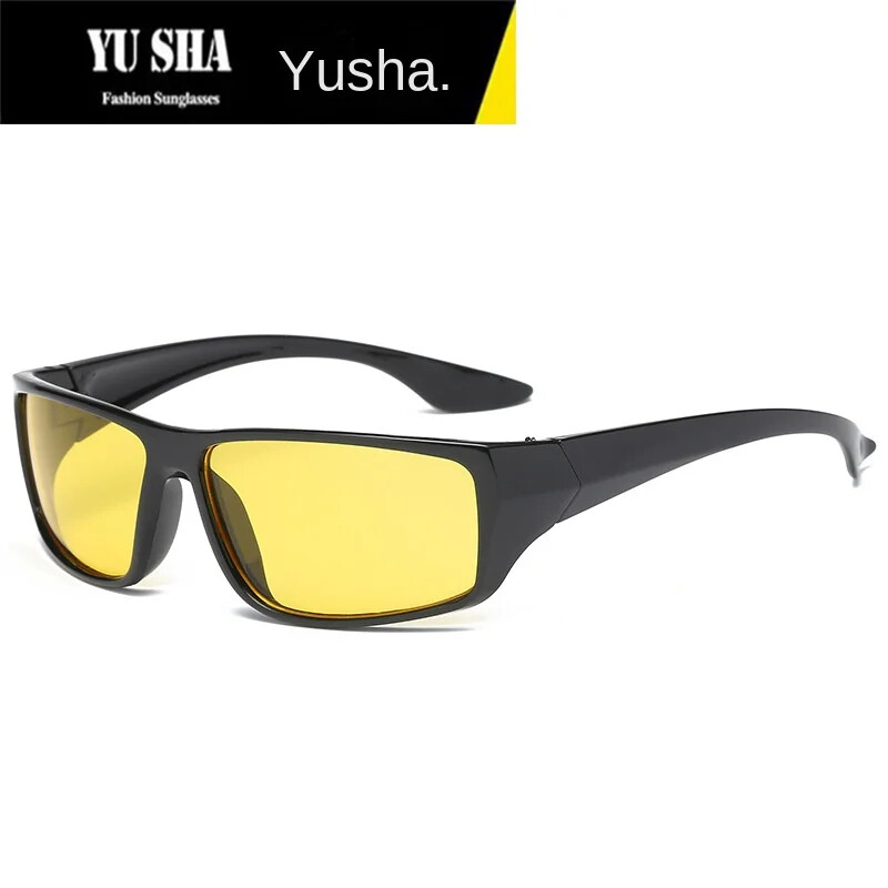 Naktinio matymo akiniai geltona plėvelė TV akiniai nuo saulės akiniai nuo saulės akiniai nuo saulės lauko sportiniai dviračių akiniai