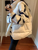 FIGOHR dūnu veste sievietēm 2024. g. jaunums, moderna, masīva dūnu jaka bez piedurknēm, kokvilnas jaka, brīva veste, rudens ziema