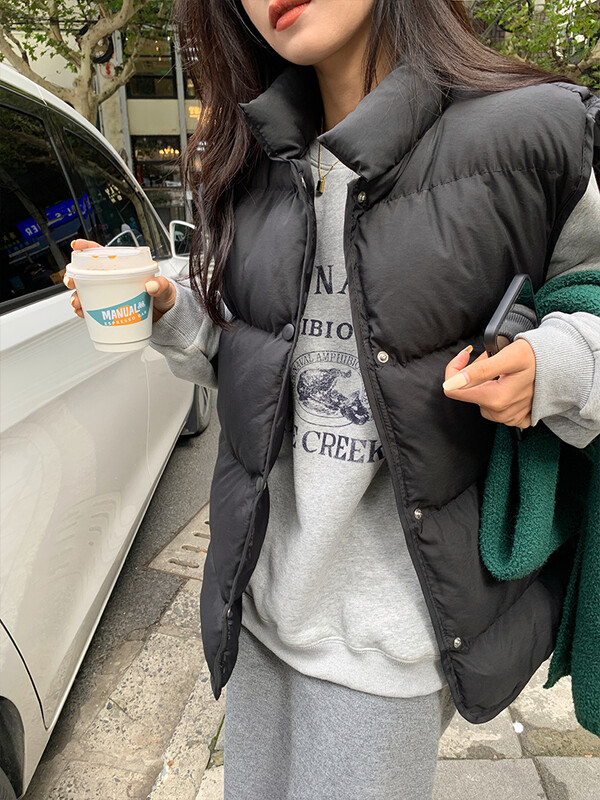 FIGOHR dūnu veste sievietēm 2024. g. jaunums, moderna, masīva dūnu jaka bez piedurknēm, kokvilnas jaka, brīva veste, rudens ziema