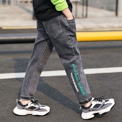 Nauji Vaikai Berniukai Mergaitė Džinsiniai Drabužiai Kelnės Vaikai Dėvi Drabužiai Apačios Kūdikis Berniukas siauras Džinsai Kelnės 4 5 6 7 8 9 10 11 12 metų