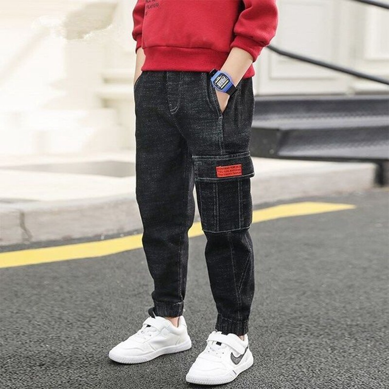 Nauji Vaikai Berniukai Mergaitė Džinsiniai Drabužiai Kelnės Vaikai Dėvi Drabužiai Apačios Kūdikis Berniukas siauras Džinsai Kelnės 4 5 6 7 8 9 10 11 12 metų
