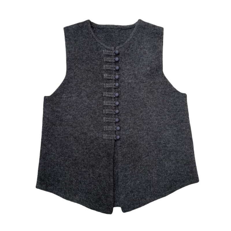 Primăvara toamnă 2024, cu gât rotund, culoare uni, cardigan tricotat pentru femei, pulover, vestă, stil chinezesc, vestă de damă, vestă fără mâneci