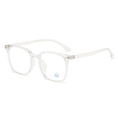 2024 m. Nauji klasikiniai kvadratiniai anti-mėlyni šviesūs akiniai vyrams, madingi, paprasti stačiakampiai dideli rėmeliai akiniai moterims biuro aksesuaras