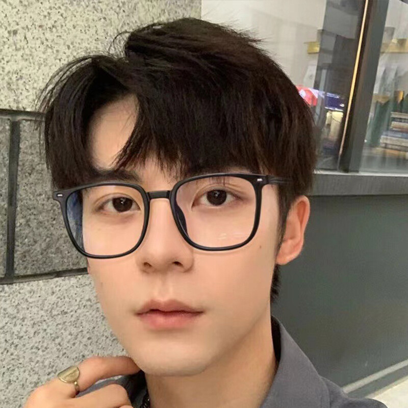 2024 m. Nauji klasikiniai kvadratiniai anti-mėlyni šviesūs akiniai vyrams, madingi, paprasti stačiakampiai dideli rėmeliai akiniai moterims biuro aksesuaras