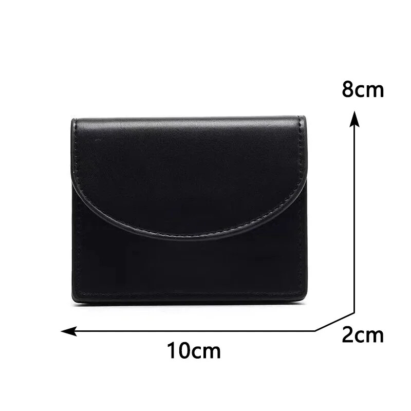 Korėjos versija Sidabrinis Paprastas Viršelis Monetų Piniginė Ins Studentų Piniginė Moteriškas Kortelių Krepšys Trumpos piniginės moterims Mažas Pinigų Krepšys