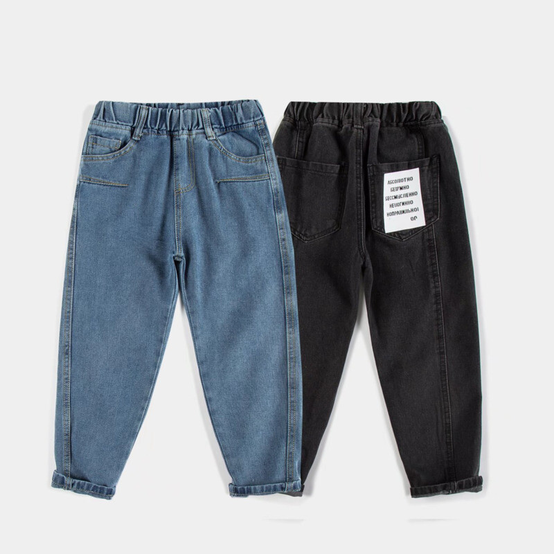 Pantaloni pentru copii pentru băieți Pantaloni pentru copii Blugi noi Haine casual Copii Băieți Îmbrăcăminte pentru băieți Bebeluși 10 12 ani Toamnă Blugi noi