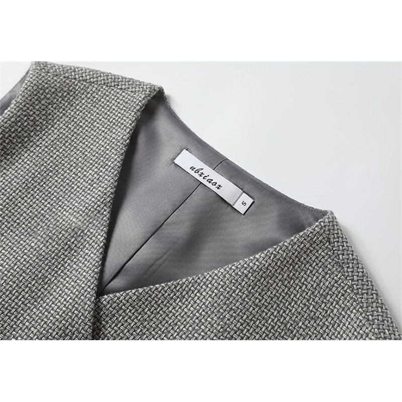 Naujas moteriškas kostiumo liemenės paltas 2024 m. pavasario rudens Patogus be rankovių moteriškas švarkas, universalus moteriškas švarkas.