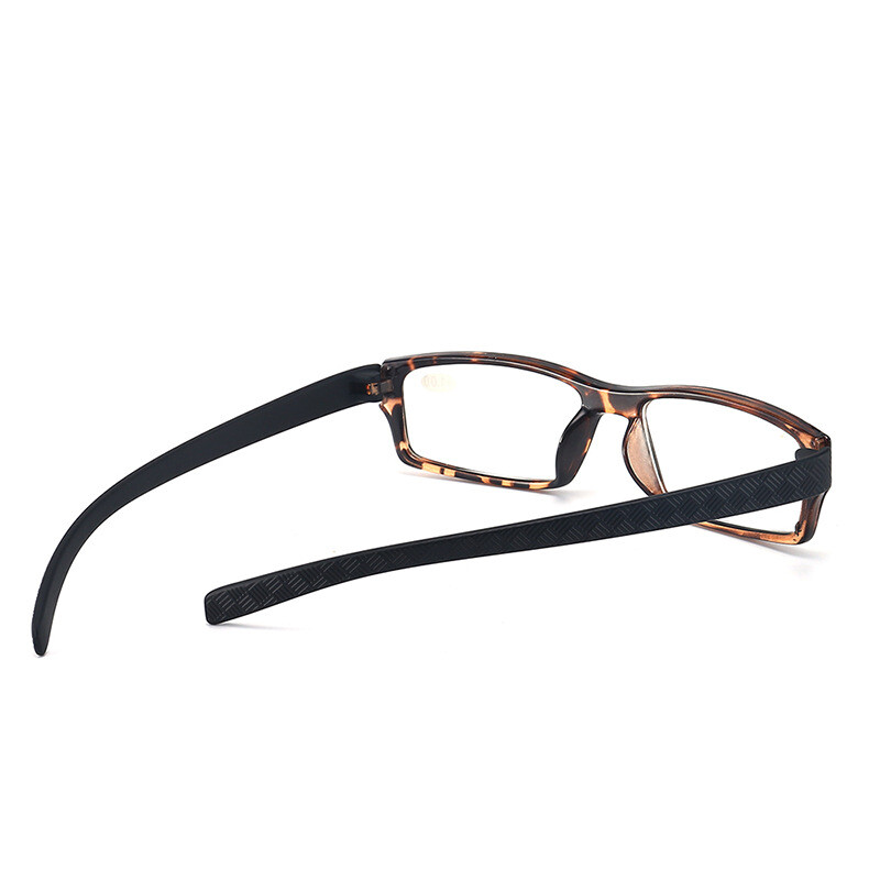 Maza rāmja lasīšanas brilles Īpaši vieglas augstas izšķirtspējas zilu gaismu bloķējošas lasīšanas brilles ar briļļu futrāli