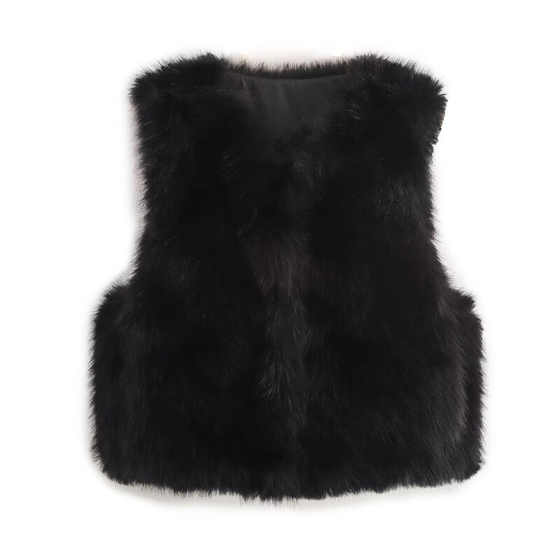 2024, toamnă și iarnă, îmbrăcăminte nouă pentru femei, modă ocazională, temperament simplu, fără mâneci, vestă de buzunar întunecată.