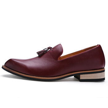 Ανδρικό δερμάτινο slip on Shoes Business Man Flat Classic Ανδρικά παπούτσια Δερμάτινα ιταλικά επίσημα παπούτσια Oxford Zapatillas Hombre