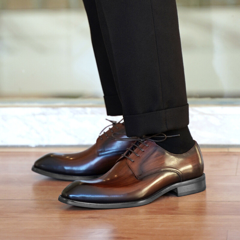 Molett Férfi Cipők Formális fekete bőr Férfi Cipők Férfi Férfi Esküvők Irodai Férfi Casual Casual Cipő Oxford fűzős