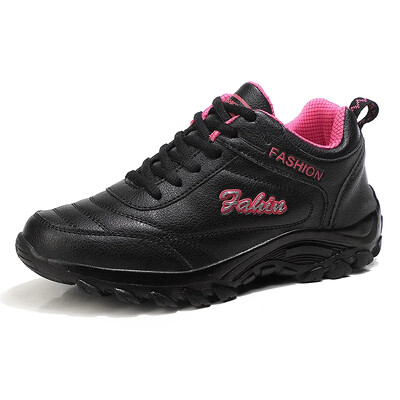 Nauji 2024 m. rudens žieminiai sportbačiai moteriški patogūs minkštu padu neslystantys laisvalaikio batai moterims iš PU vandeniui atsparūs sportiniai batai Zapatillas