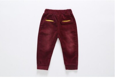 2022 m. Naujos šiltos kelnės Vaikams Animaciniai Kelnaitės Madingi Berniukai Mergaičių Džinsai Žiemą storinantys Vaikai Džinsinės Kelnės Kūdikių Džinsai Drabužiai Kūdikiams 1-6Y