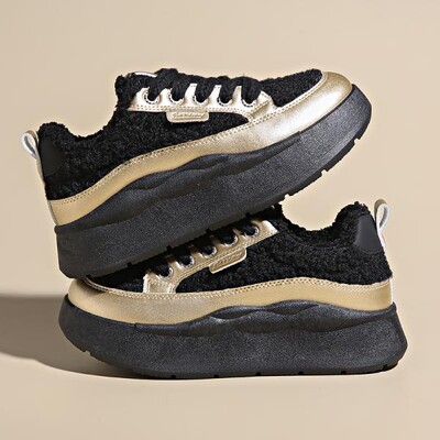 Női Sarkú cipők Nyári Cipők Koreai Női Cipők Tenisz Női Női Cipők Platform 2023 Divat edzőcipők Rózsák Vastag Talp