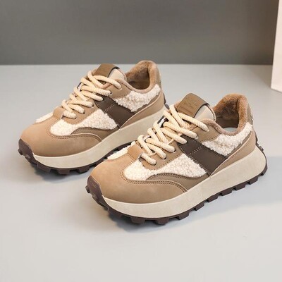 Női Sarkú cipők Nyári Cipők Koreai Női Cipők Tenisz Női Női Cipők Platform 2023 Divat edzőcipők Rózsák Vastag Talp