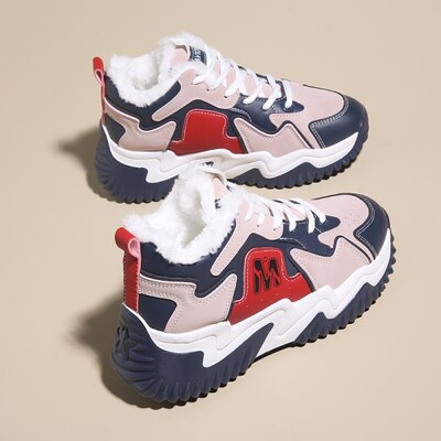 Női Sarkú cipők Nyári Cipők Koreai Női Cipők Tenisz Női Női Cipők Platform 2023 Divat edzőcipők Rózsák Vastag Talp