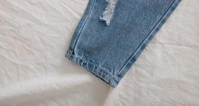 Gyereknadrágok Fiúk Alkalmi farmernadrágok Gyermek farmer szakadt farmernadrágok Nadrágok Tipegő Lányok Őszi ruhák 2 3 4 5 éves Baby Hare Buggyos farmernadrág