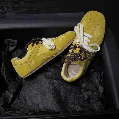 Tavasz és ősz, új koreai változat, niche ezüstös balettcipők Mary Jane cipők sport szabadidő, női, fűzős cipő, 2024