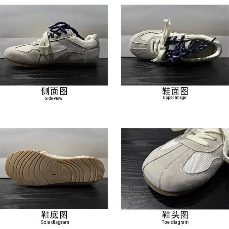 Tavasz és ősz, új koreai változat, niche ezüstös balettcipők Mary Jane cipők sport szabadidő, női, fűzős cipő, 2024