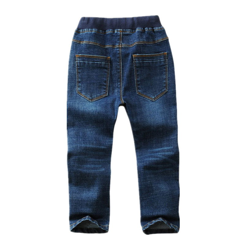 Blugi casual pentru băieți, clasici, găuri sparte, țesătură elastică, pantaloni din denim pentru copii, pantaloni pentru copii de 2-14 ani