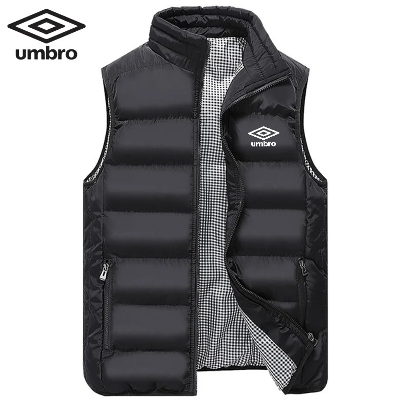 Kiváló minőségű kabátok mellény dzseki férfi őszi és téli alkalmi kényelmes, ujjatlan egyszínű, vastagított pamut kabát