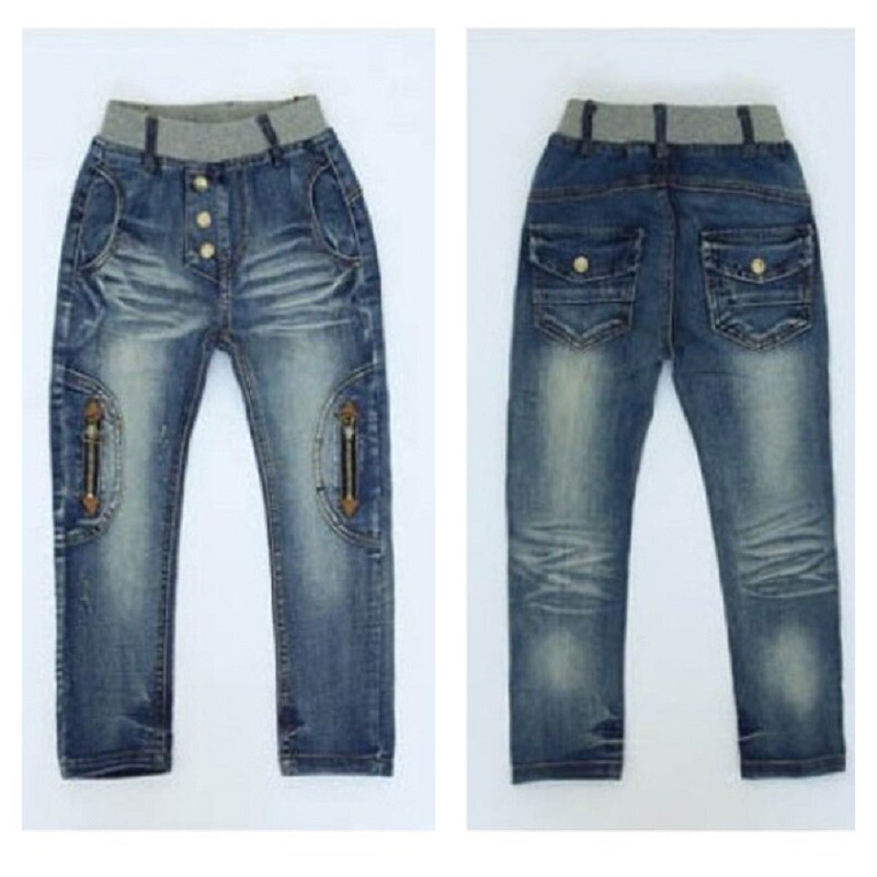 Gyerekruházat 2022 tavaszi és őszi új fiús farmernadrágok, gyereknadrágok