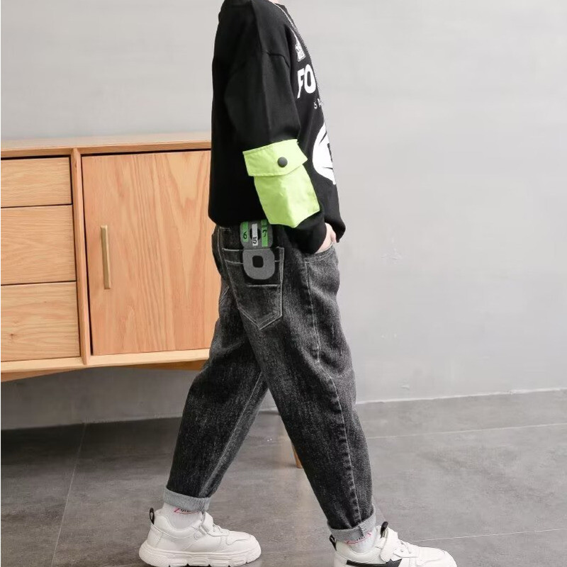 Pantaloni pentru băieți mari Blugi pentru băieți Haine de vară Îmbrăcăminte pentru copii de la 11 la 12 ani Pantaloni pentru copii Băieți pentru copii Îmbrăcăminte pentru adolescenți