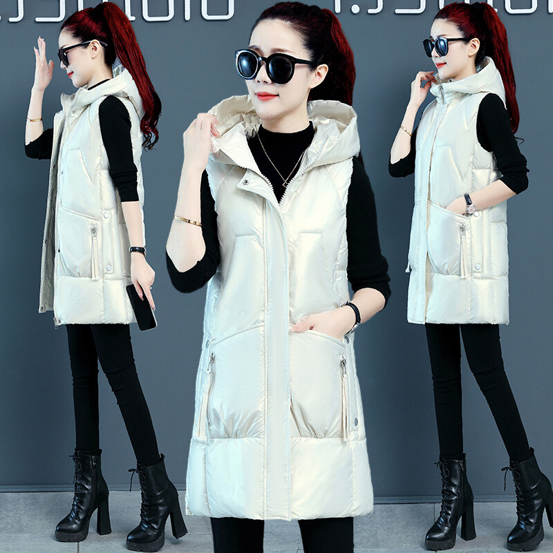 Vestă de toamnă iarnă vestă pentru femei 2022 jachetă fără mâneci pentru femeie.