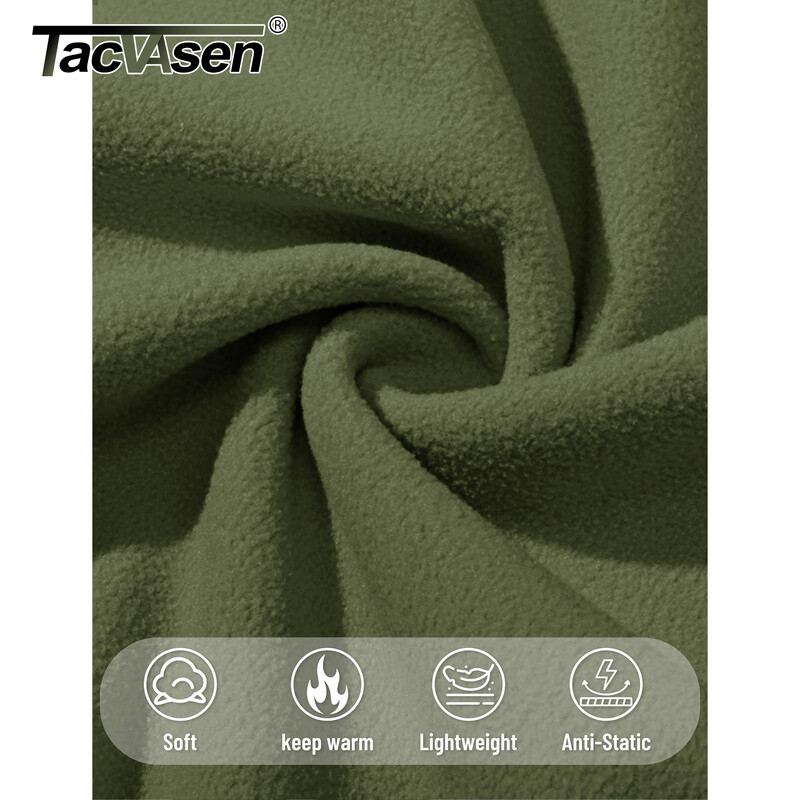 TACVASEN gyapjú mellény dzsekik férfi állógallér Ujjatlan kabát tavaszi őszi alkalmi mellény horgászat túrázás kültéri mellény férfi