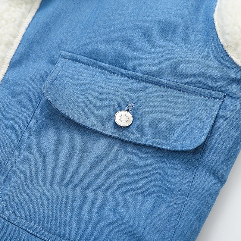 Női mellény téli divat Faux Shearling őszi kardigán mellény Ujjatlan hajtóka gallér Női felsőruházat Ruházat Mujer