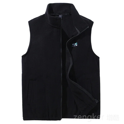 Őszi téli shaker mellény férfi ujjatlan kabát bő nagy méretű polár mellény meleg 12XL 11XL 10XL férfi mellény oversize