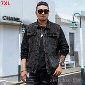 Férfi farmer mellény férfi kék koreai kabát ujjatlan nagy yards cowboy mellény szép dagály mellény férfiaknak 7XL 6XL 5XL