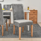 Velvet plüss székhuzat Gold Mink Velvet Home Hotel székhuzat egyrészes elasztikus étkező nappali ülőpárna székhuzat