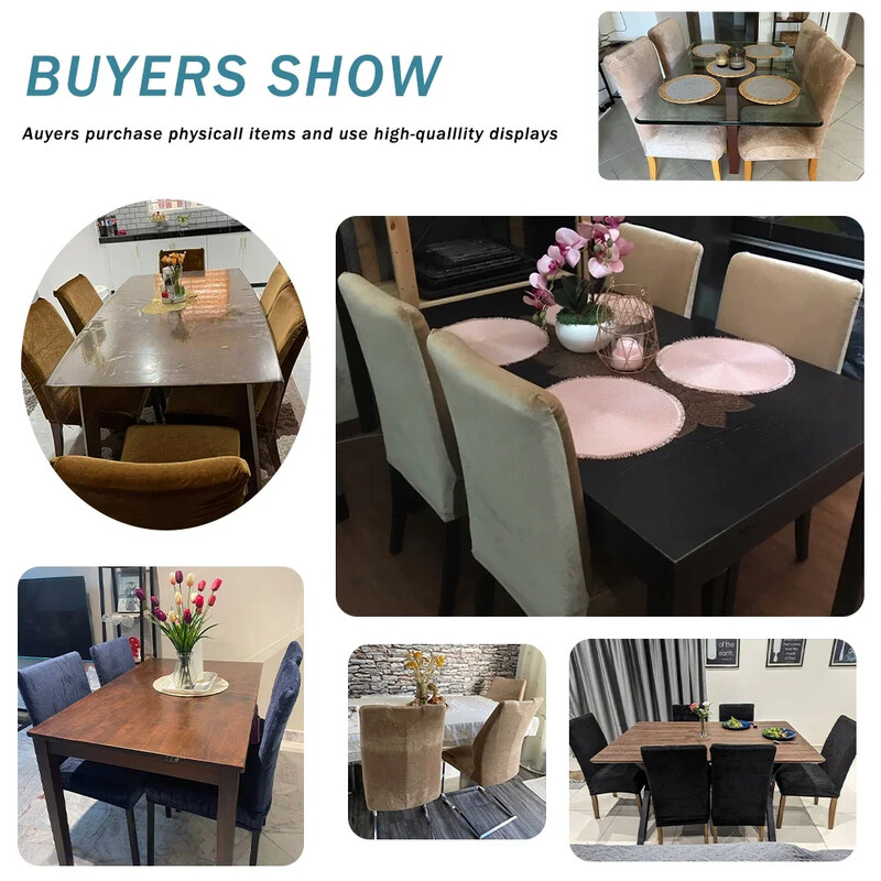 2024 m. minkšti aksominiai kėdžių užvalkalai, stori vienspalviai kėdžių užvalkalai, tamprūs valgomojo kėdės užvalkalai, biuro banketų restoranas