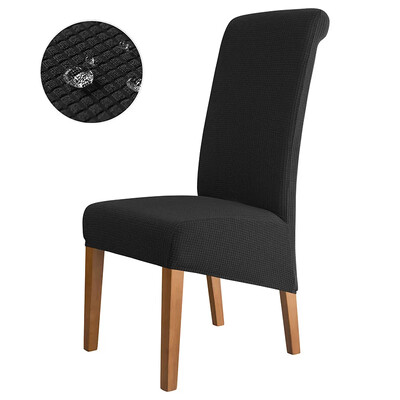 Nagy méretű vízálló étkező székhuzatok magas háttámlával nagy konyhai asztali szék tok Állítható üléshuzat bankett otthonra