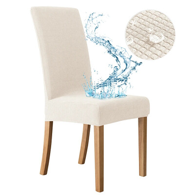 Nagy méretű vízálló étkező székhuzatok magas háttámlával nagy konyhai asztali szék tok Állítható üléshuzat bankett otthonra