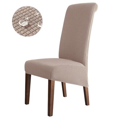 Nagy méretű vízálló étkező székhuzatok magas háttámlával nagy konyhai asztali szék tok Állítható üléshuzat bankett otthonra