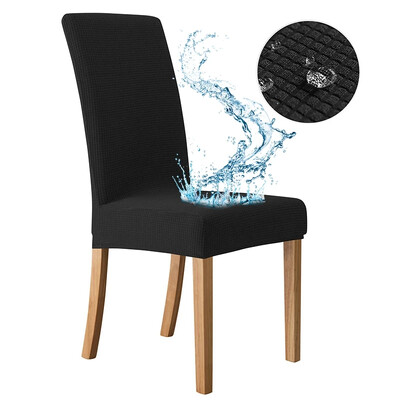 Nagy méretű vízálló étkező székhuzatok magas háttámlával nagy konyhai asztali szék tok Állítható üléshuzat bankett otthonra