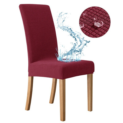 Nagy méretű vízálló étkező székhuzatok magas háttámlával nagy konyhai asztali szék tok Állítható üléshuzat bankett otthonra