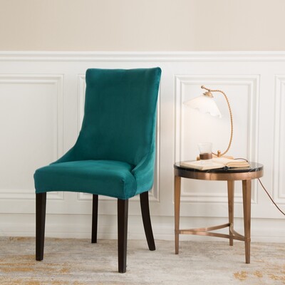 1 db bársonyos elasztikus étkezőszékhuzat ferde fotelhuzatok levehető magas háttámlájú székek cipzárak bankett otthoni dekorációhoz