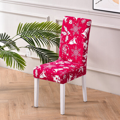 Decor Craciun huse extensibile husa scaun pentru sufragerie birou banchet protectie scaun material elastic husa fotoliu