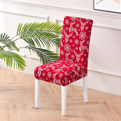 Decor Craciun huse extensibile husa scaun pentru sufragerie birou banchet protectie scaun material elastic husa fotoliu