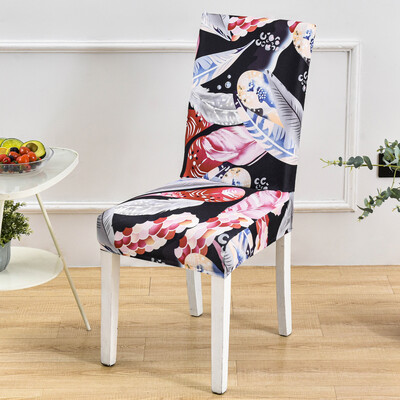 2024 Karácsonyi dekorációs székhuzatok étkezőszékhez, elasztikus lakberendezési irodai szék esküvői szék