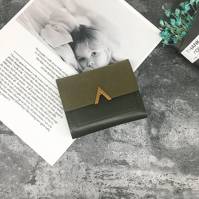 Női pénztárca Vintage kis, rövid bőr pénztárca Luxus márkájú Mini női divatos pénztárcák és pénztárcák, hitelkártyatartó Carteras