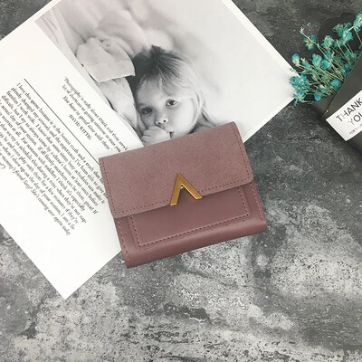 Női pénztárca Vintage kis, rövid bőr pénztárca Luxus márkájú Mini női divatos pénztárcák és pénztárcák, hitelkártyatartó Carteras