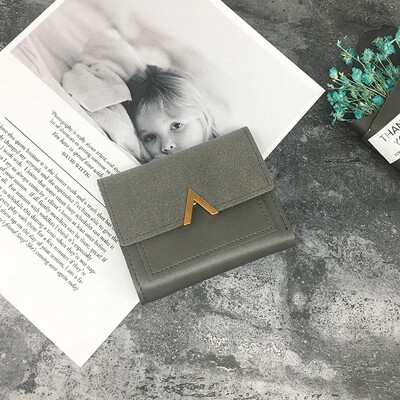 Női pénztárca Vintage kis, rövid bőr pénztárca Luxus márkájú Mini női divatos pénztárcák és pénztárcák, hitelkártyatartó Carteras