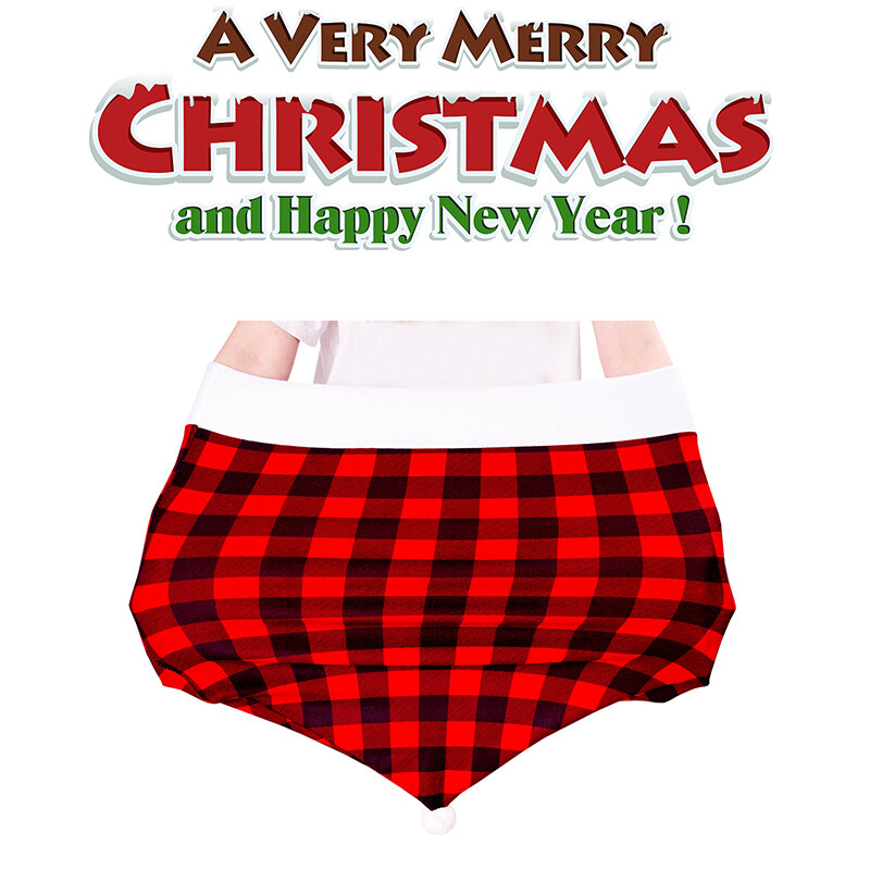 Karácsonyi székhuzatok Kockás támlás székhuzatok otthoni konyhai ünnepi bulihoz, karácsonyi dekorációhoz